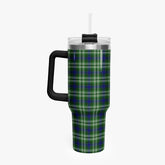 Learmonth Tartan Crest 40 oz Insulated Tumbler with Handle